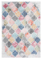 Safavieh Phoenix 500 4'-5" x 6'-5" Rug in Blue / Red