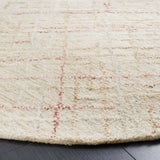 Safavieh Micro-Loop 6'-0" x 6'-0" Rug in Ivory / Red