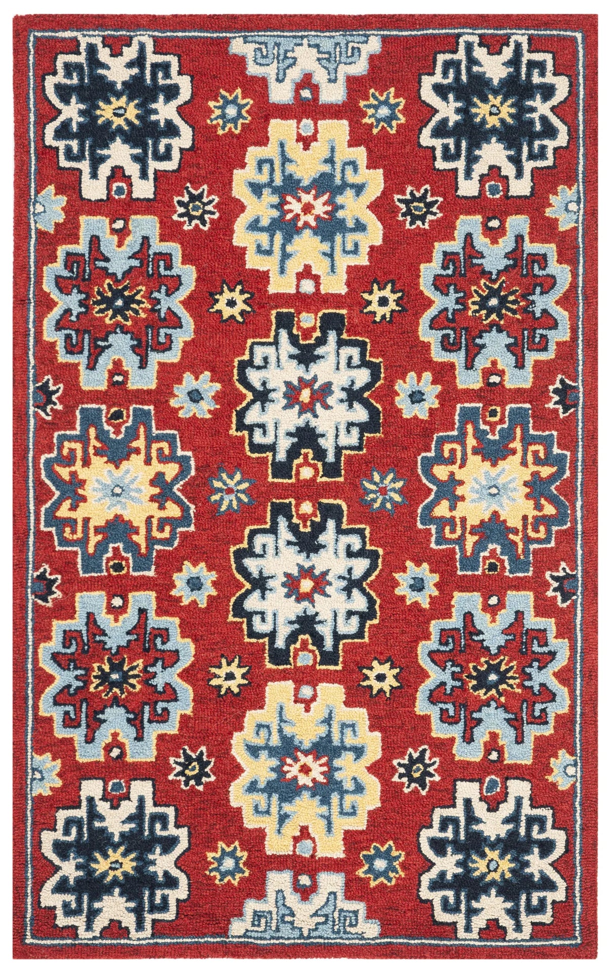 Safavieh Heritage 3'-0" x 5'-0" Rug in Red / Blue