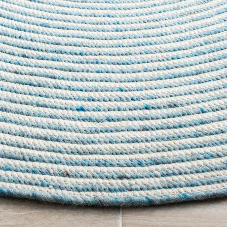 Safavieh Braided 5'-0" x 7'-0" Rug in Blue / Ivory