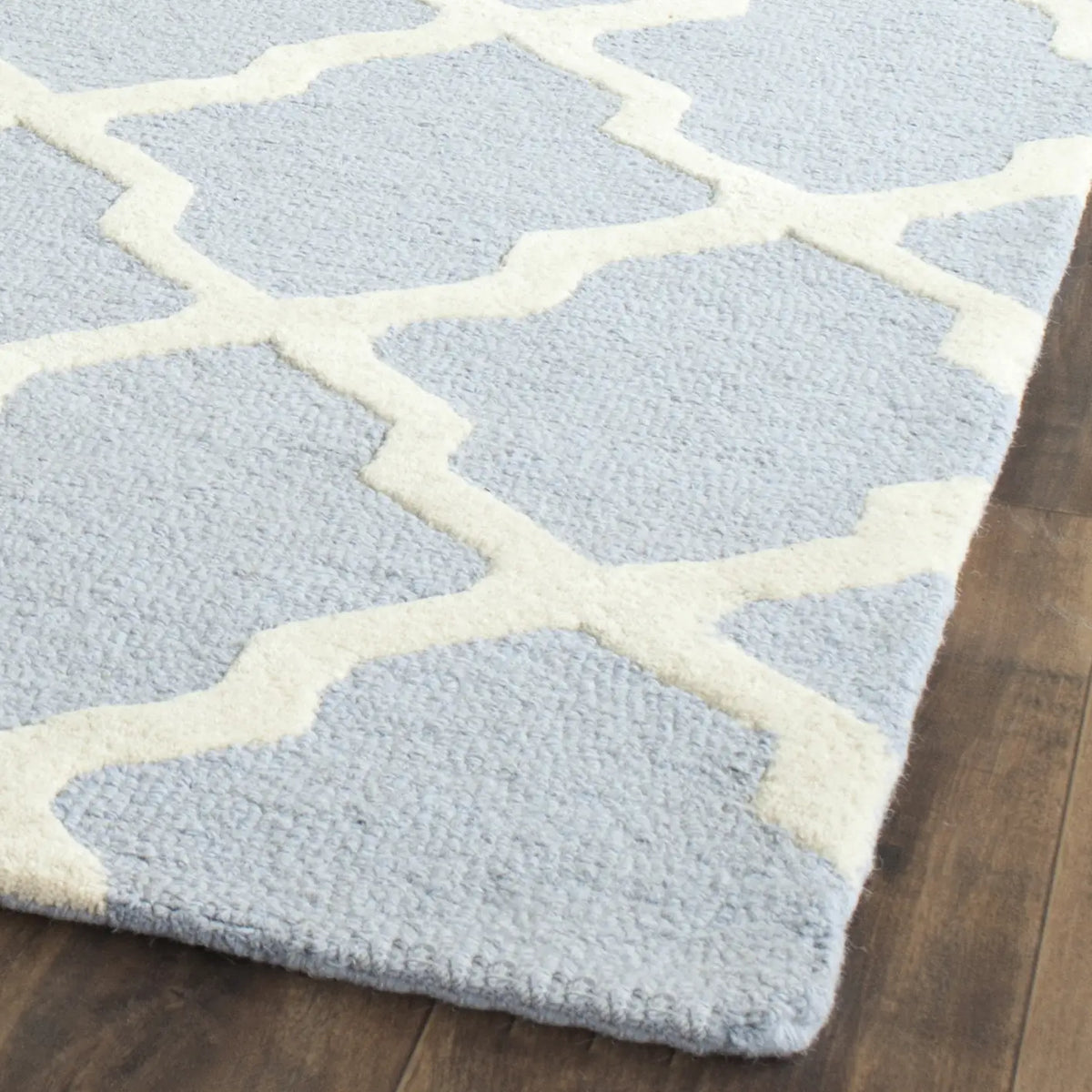 Safavieh Cambridge 10'-0" x 14'-0" Rug in Light Blue / Ivory