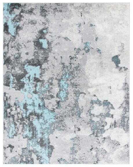 Safavieh Adirondack 10'-0" x 14'-0" Rug in Turquoise / Grey