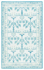 Safavieh Martha Stewart Washable 3'-0" x 5'-0" Rug in Ivory / Light Blue