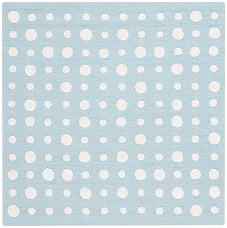 Safavieh Safavieh Kids 5'-0" x 5'-0" Rug in Blue / Ivory