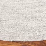 Safavieh Ebony 6'-0" x 6'-0" Rug in Light Grey / Ivory