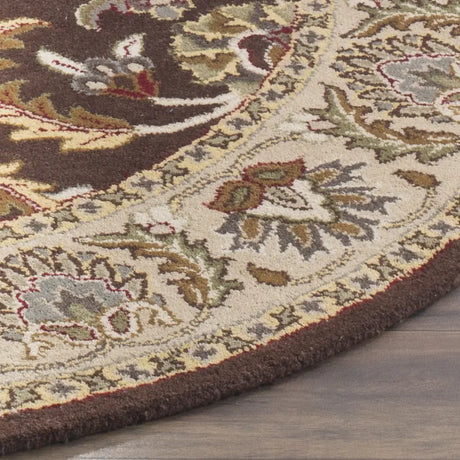 Safavieh Heritage 6'-0" x 6'-0" Rug in Brown / Ivory