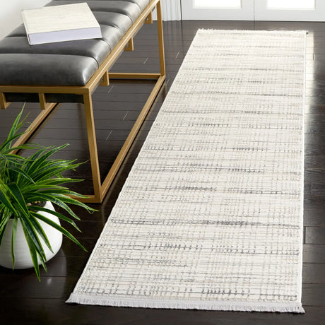 Safavieh Whisper 2'-2" x 8'-0" Rug in Ivory / Grey