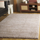 Safavieh Rumi Shag 4'-0" x 6'-0" Rug in Beige / Ivory