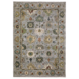Oriental Weavers Sphinx ELIANA ELI03 Blue Floral Rugs - main flat