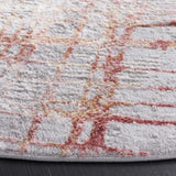 Safavieh Meadow 500 6'-7" x 6'-7" Rug in Light Grey / Pink