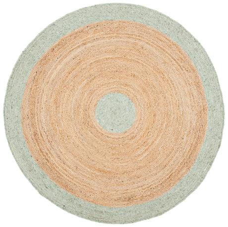 Safavieh Braided 5'-0" x 5'-0" Rug in Sage / Gold