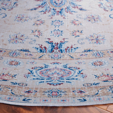 Safavieh Tucson 6'-0" x 6'-0" Rug in Ivory / Blue