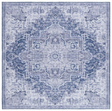 Safavieh Tucson 6'-0" x 6'-0" Rug in Navy / Grey