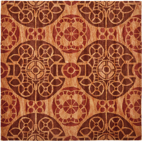Safavieh Wyndham 7'-0" x 7'-0" Rug in Cinnamon