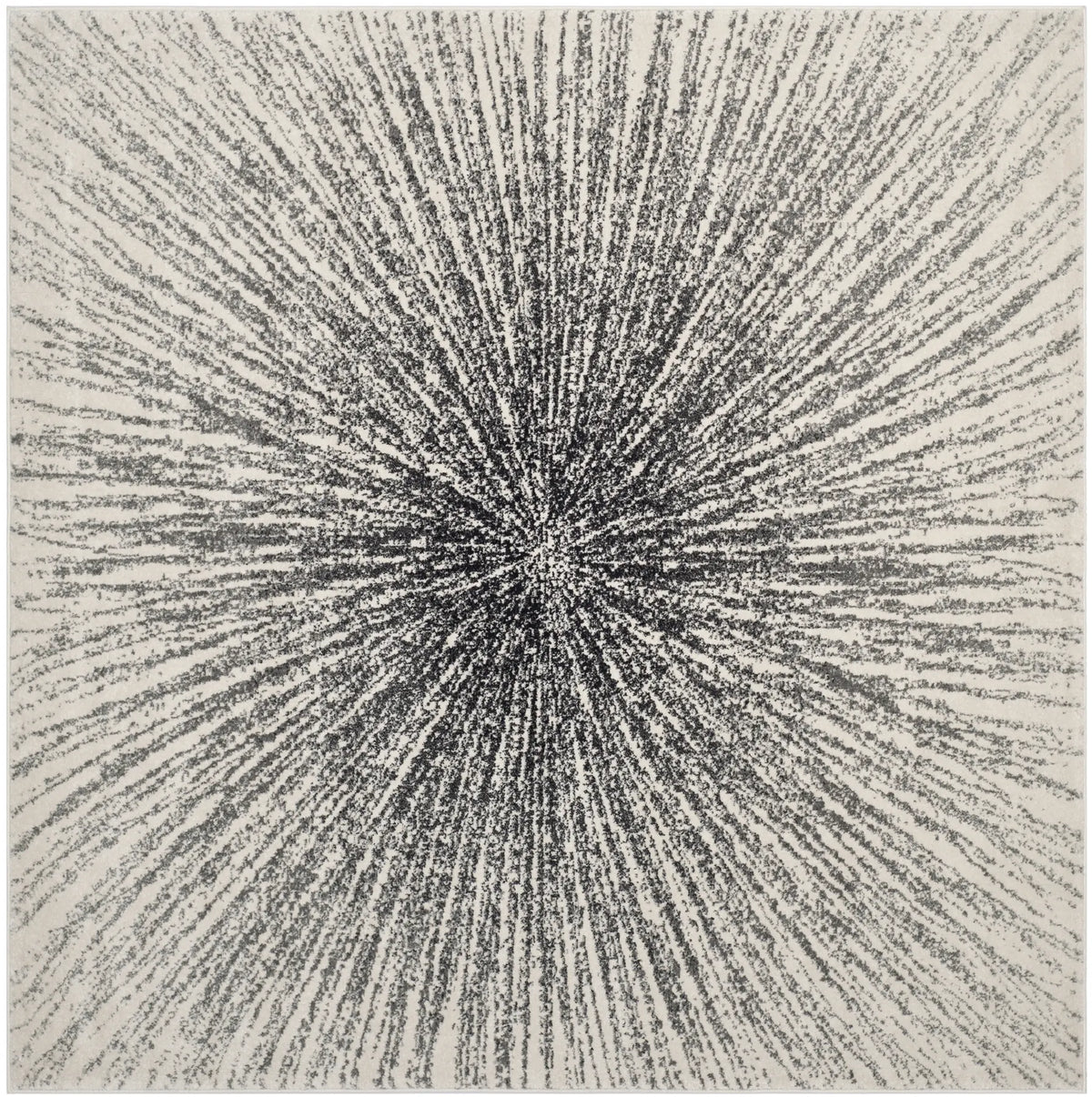 Safavieh Evoke 6'-7" x 6'-7" Rug in Black / Ivory