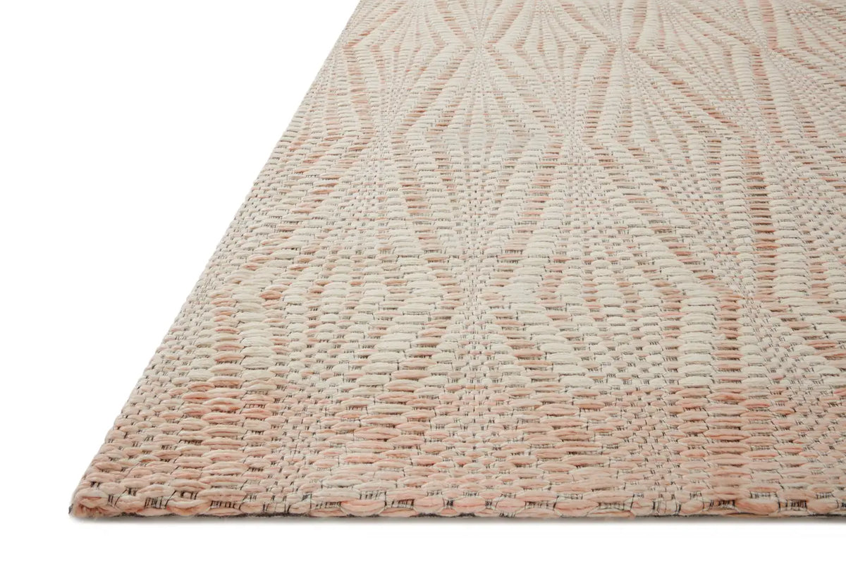 Loloi Kenzie Knz-01 Ivory/Blush Rugs - rug corner
