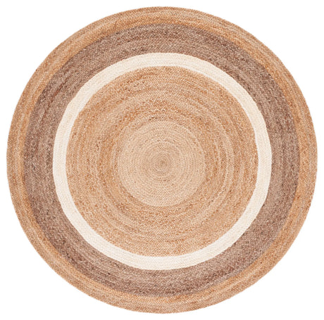 Safavieh Natural Fiber 6'-0" x 6'-0" Rug in Natural / Grey/Ivory