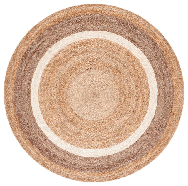 Safavieh Natural Fiber 6'-0" x 6'-0" Rug in Natural / Grey/Ivory
