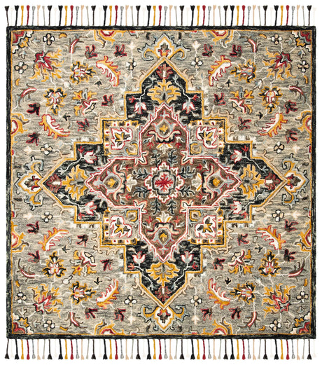 Safavieh Aspen 7'-0" x 7'-0" Rug in Grey / Charcoal