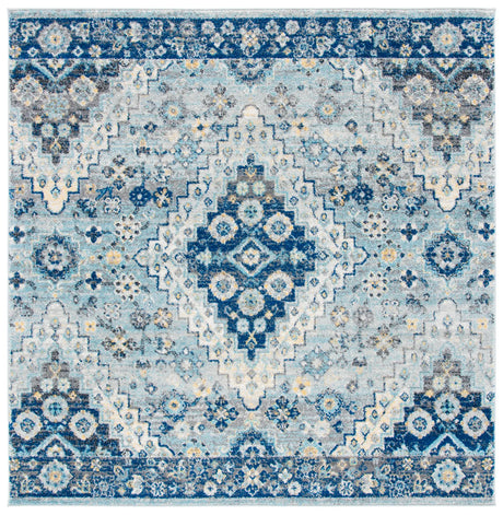 Safavieh Madison 6'-7" x 6'-7" Rug in Grey / Cream