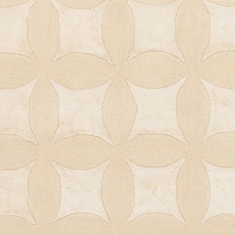 Chandra Isadora ISA-56700 Ivory rug, close-up detail