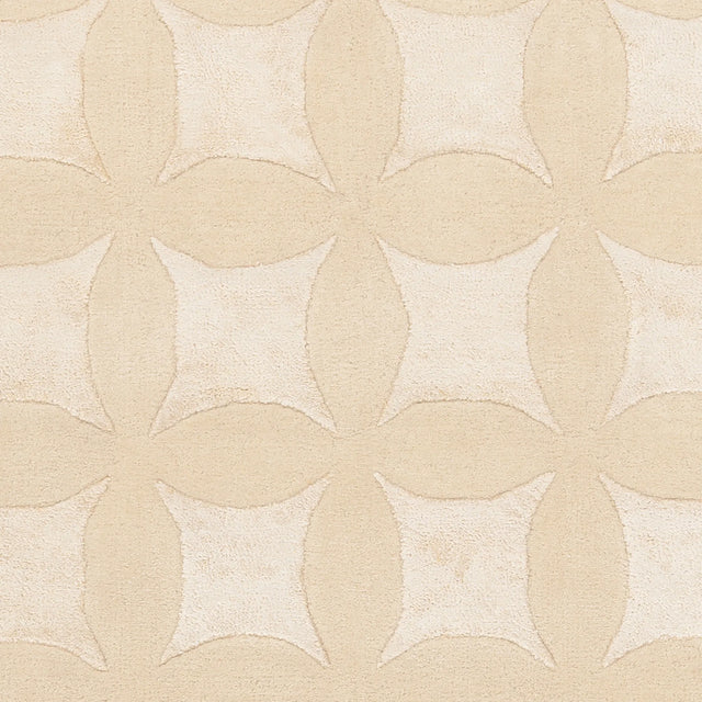 Chandra Isadora ISA-56700 Ivory rug, close-up detail