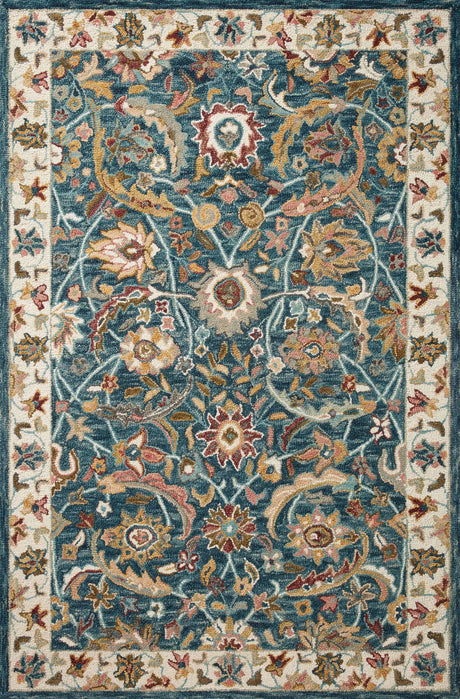 Loloi Victoria Vk-24 Ocean/Multi Rug - main flat
