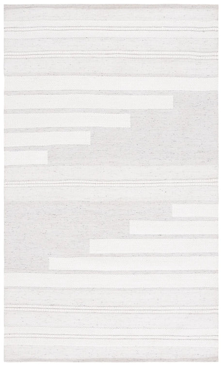 Safavieh Kilim 4'-0" x 6'-0" Rug in Ivory / Light Grey