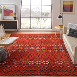 Safavieh Amsterdam 10'-0" x 14'-0" Rug in Terracotta / Multi