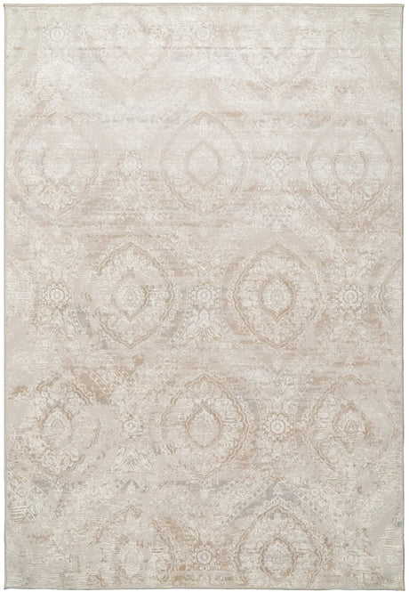 Dynamic Rugs Atlas 2573 Power Loomed Transitional Beige Rug - Rectangular