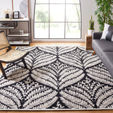 Safavieh Capri 10'-0" x 14'-0" Rug in Black / Ivory
