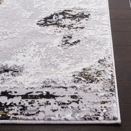 Safavieh Amelia 4'-5" x 6'-5" Rug in Grey / Gold