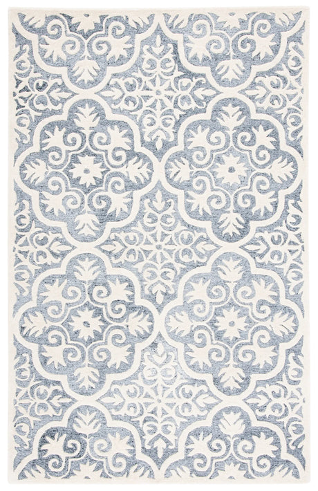 Safavieh Metro 4'-0" x 6'-0" Rug in Light Blue / Ivory