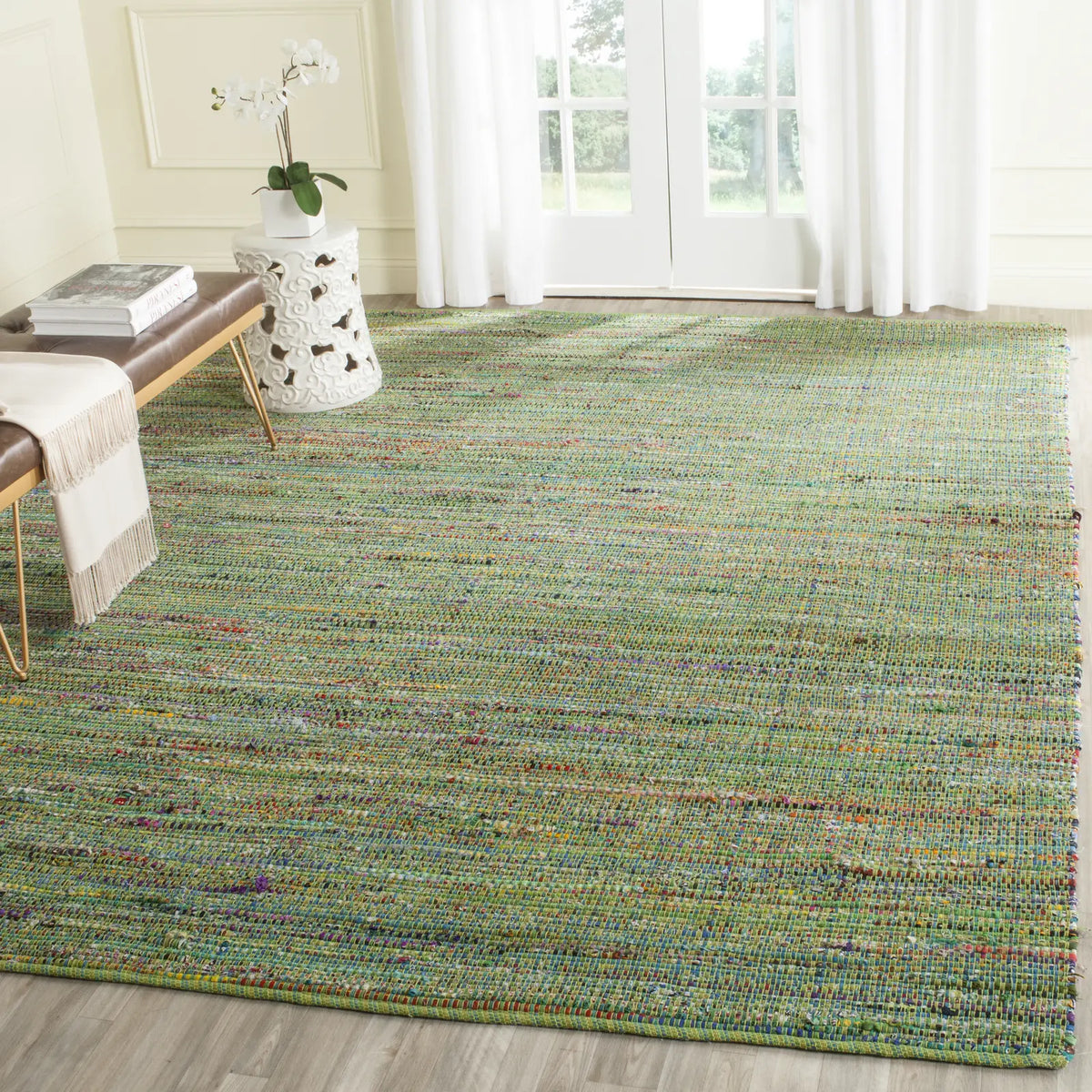 Safavieh Nantucket 8'-0" x 10'-0" Rug in Green