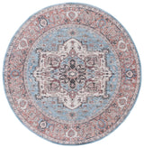 Safavieh Serapi 6'-7" x 6'-7" Rug in Blue / Rust