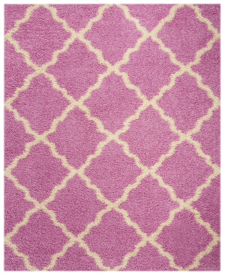 Safavieh Sgd-Dallas Shag 10'-0" x 14'-0" Rug in Pink / Ivory