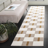 Safavieh Groove 2'-3" x 8'-0" Rug in Ivory / Gold