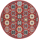 Safavieh Heritage 6'-0" x 6'-0" Rug in Red / Blue
