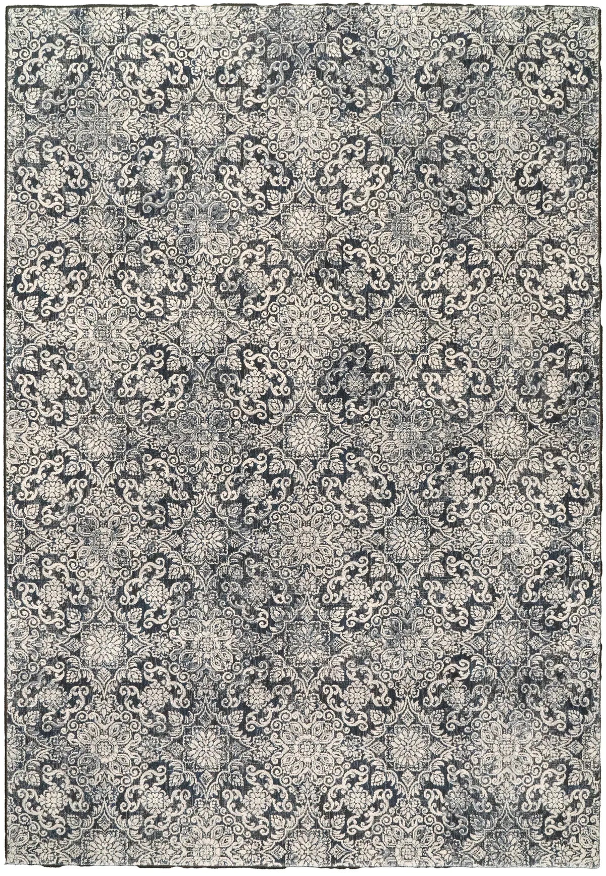 Dynamic Rugs Ancient Garden 57162 Steel Blue Rugs - Rectangular