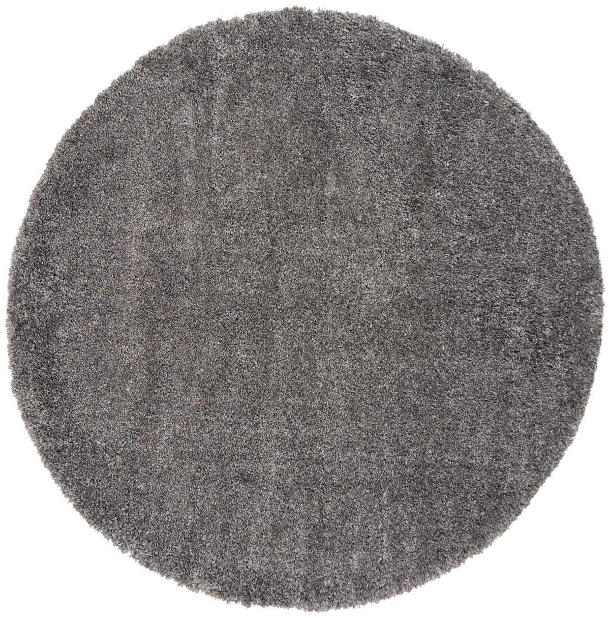 Safavieh Fontana Shag  800 6'-7" x 6'-7" Rug in Silver