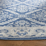 Safavieh Brentwood 5'-0" x 5'-0" Rug in Navy / Creme