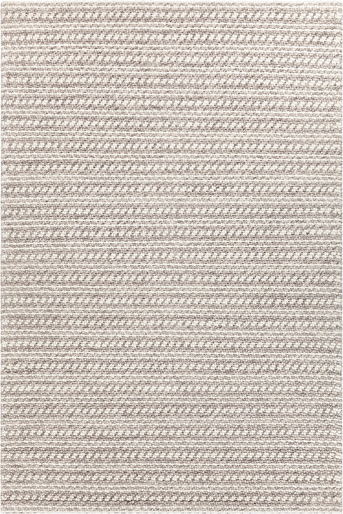 Chandra Suzette SUZ-55600 Taupe / White rug, flat view