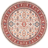 Safavieh Charleston 6'-7" x 6'-7" Rug in Ivory / Red