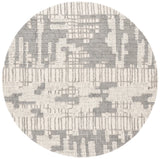 Safavieh Abstract 6'-0" x 6'-0" Rug in Ivory / Dark Grey
