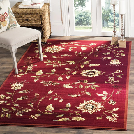 Safavieh Lyndhurst 5'-3" x 7'-6" Rug in Red / Multi