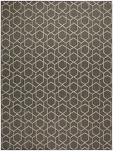 Nourison Horizon Indoor/Outdoor HOZ01 Charcoal Contemporary Area Rugs