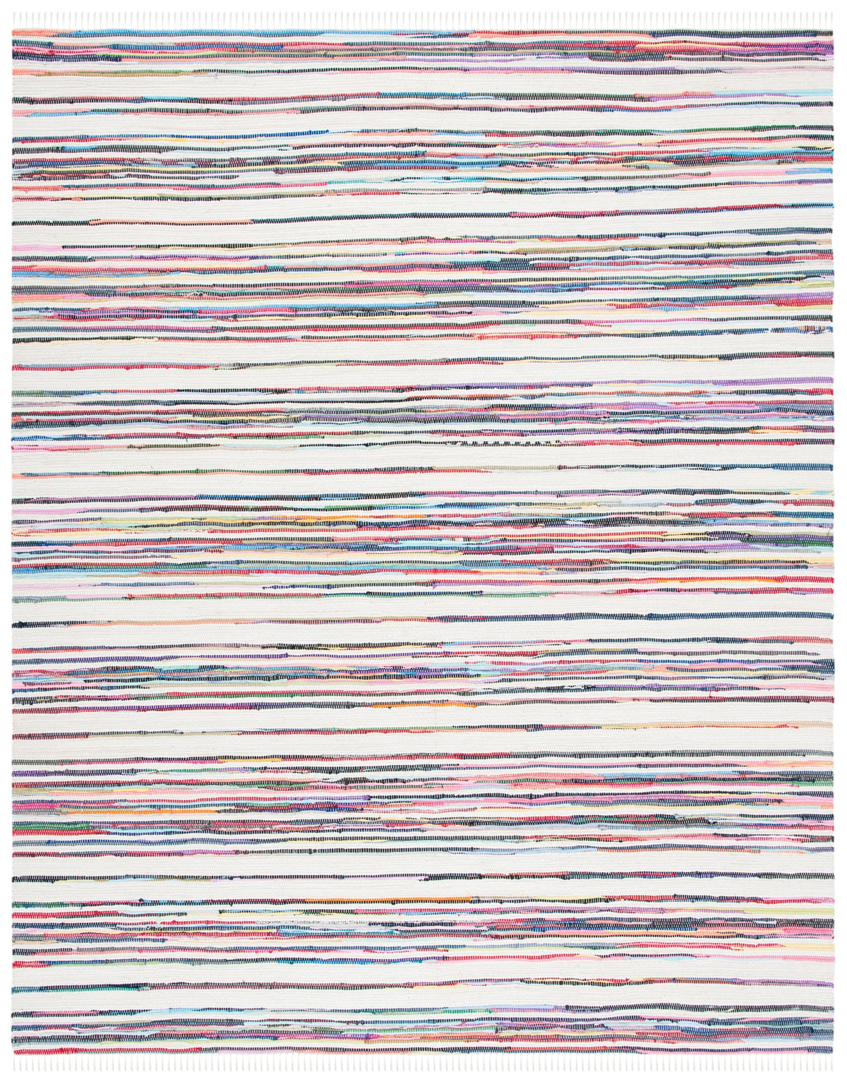 Safavieh Rag Rug 10'-0" x 14'-0" Rug in Ivory / Multi