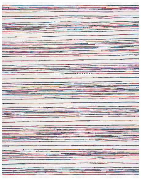 Safavieh Rag Rug 10'-0" x 14'-0" Rug in Ivory / Multi