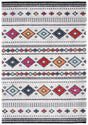 Safavieh Adirondack 4'-0" x 6'-0" Rug in Light Grey / Black