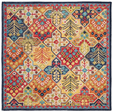 Safavieh Aspen 7'-0" x 7'-0" Rug in Blue / Orange